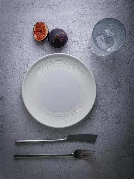 Тарелка мелкая d 19,5 см h 2,5 см, фарфор, Linea