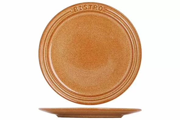 Тарелка мелкая d 21 см h 1,5 см, Bistro Mustard Yellow