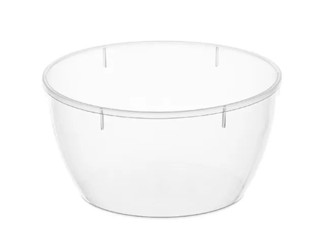 Крышка к банке «Супница» 360мл (д.112мм) цвет: прозрачный 400шт/кор