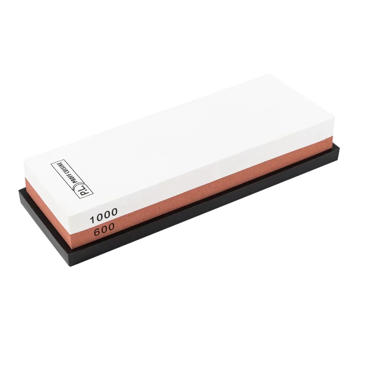 Камень точильный  2-х сторонний (абразивность 600/1000), на подставке, P.L. — Proff Chef Lin