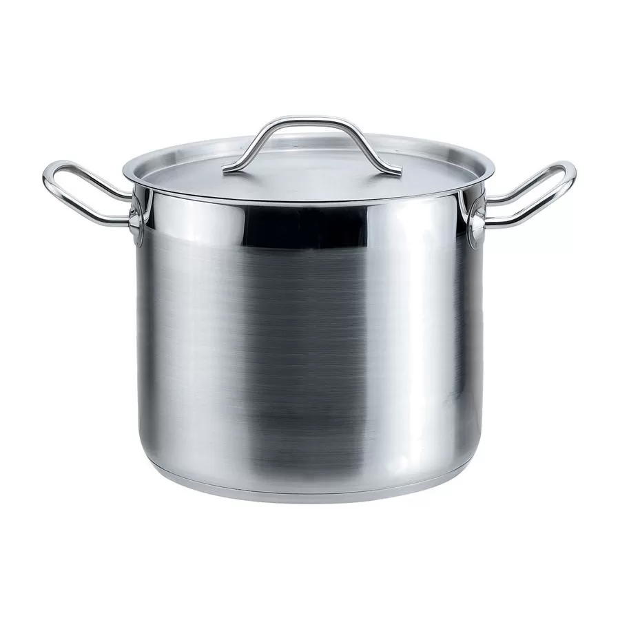 Кастрюля EcoLine с крышкой 5 л, d 20 см, h 17 см, сталь 18/0, P.L. Proff Cuisine