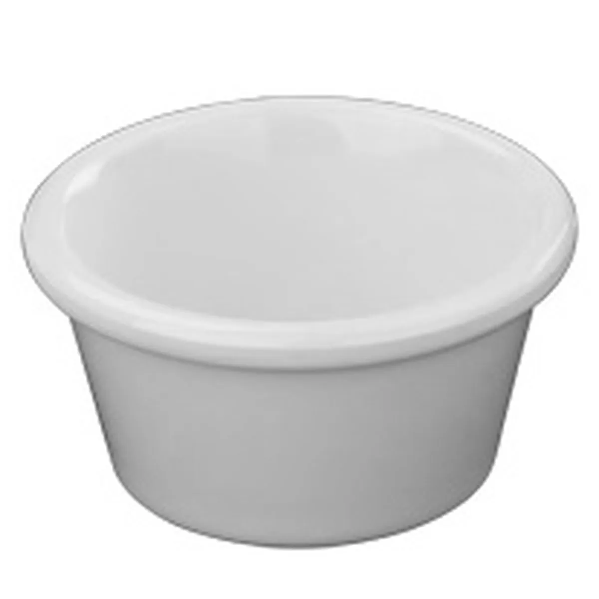 Соусник белый, 60 мл, d=6 см, h=3.5 см, пластик, P.L. Proff Cuisine