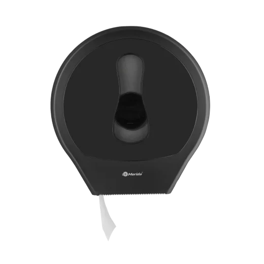 Диспенсер для туалетной бумаги в рулонах MERIDA ONE пластиковый, черный