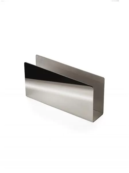 Салфетница прямоугольная, «Нобель плюс», мельхиоровая, полированная, 15х8 см