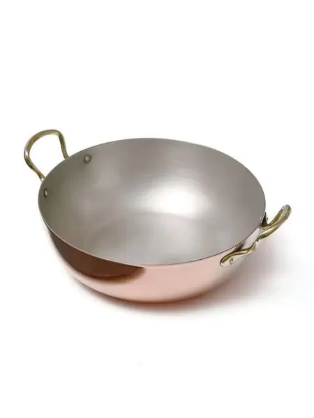 Сковорода с двумя ручками 18,5х6 см «Купер», медная с лужением внутри