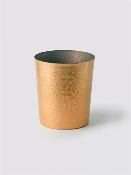 Ведро для льда 2 л «Брасс Эхо», латуннное, полированное, с тиснением, 14х16 см