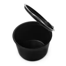 Контейнер д/соуса 50мл 80шт черный /15